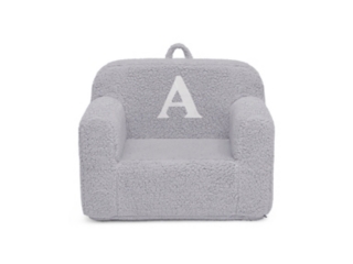 Delta Children Monogram Cozee Sherpa Chair Letter N
