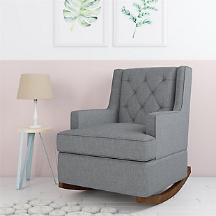 Baby Relax Mayron Transitional Wingback Rocker Chair, , rollover