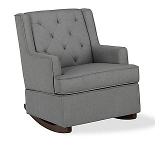 Baby Relax Mayron Transitional Wingback Rocker Chair, , large
