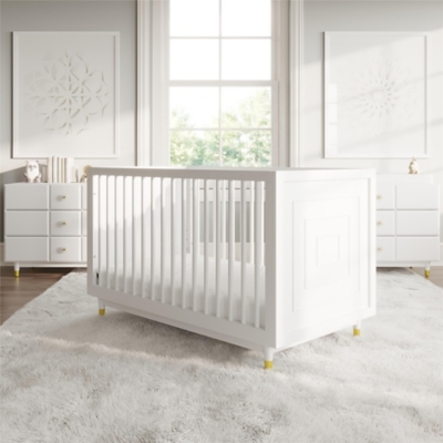 Little Seeds Aviary 3-in-1 Convertible Crib, White