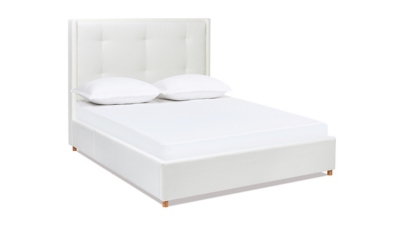 Jennifer Taylor Miramar Queen Cushion-Back Headboard Platform Bed Frame - Thumbnail 4