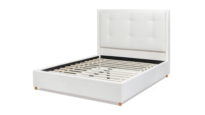 Jennifer Taylor Miramar Queen Cushion-Back Headboard Platform Bed Frame - Thumbnail 3