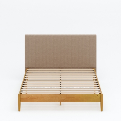 ZINUS Platform Full Bed with Channel Tufted Headboard | Ashley