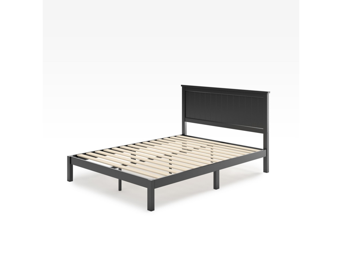 エビ吉さま ZINUS Platform Queen Bed Frame with Headboard | Ashley