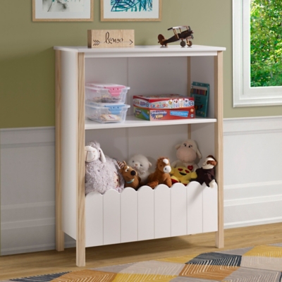 B600011025 Linon Kamden Kids Bookcase, White sku B600011025