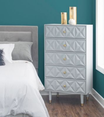 Linon Geo Texture Dresser