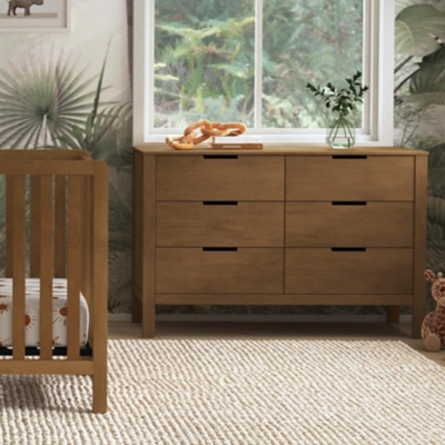 Carter's Colby 6-Drawer Dresser, Walnut, rollover