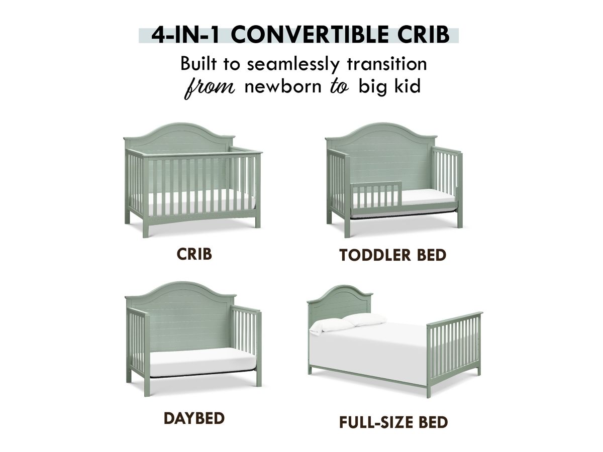Carter s Nolan 4 in 1 Convertible Crib Ashley