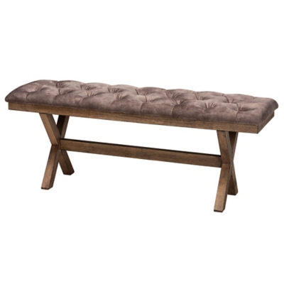 Baxton Studio Cherene Bench, , large