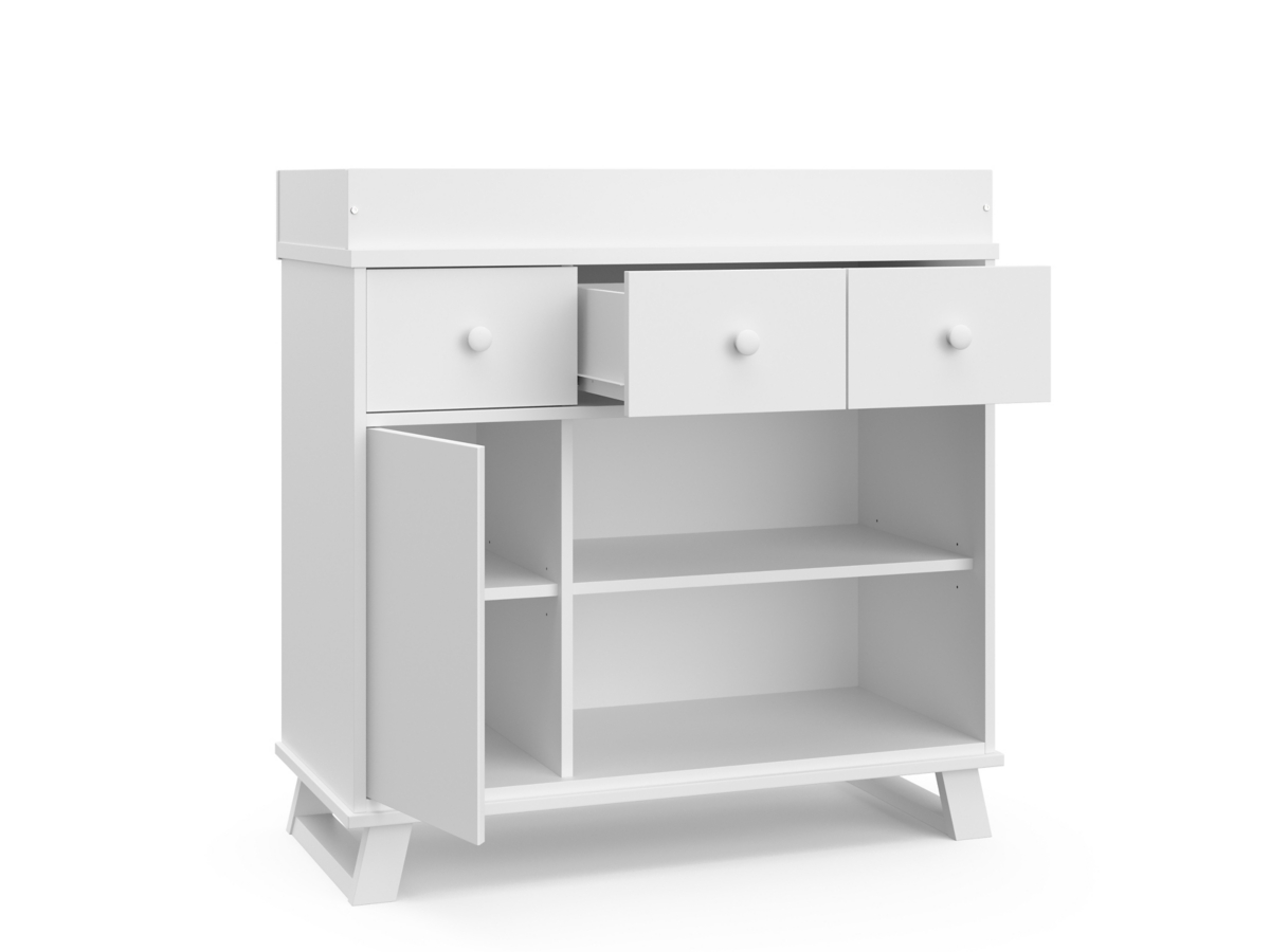 Storkcraft Modern Nursery Changing Table Dresser | Ashley