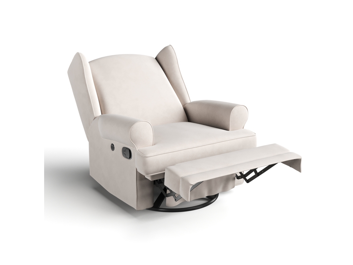 うに　LOVE+ SERENITY Storkcraft Serenity Steel Wingback Upholstered Recline