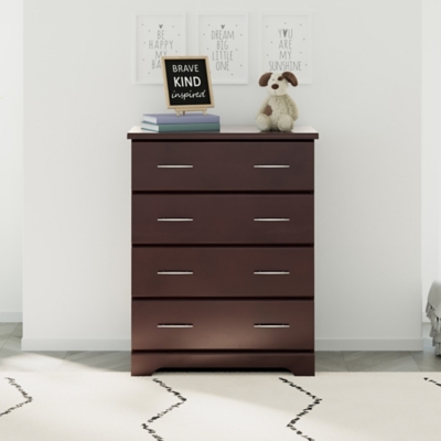 Storkcraft Brookside 4 Drawer Dresser, Espresso