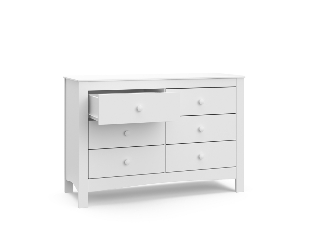 Graco benton 6 drawer dresser in white discount