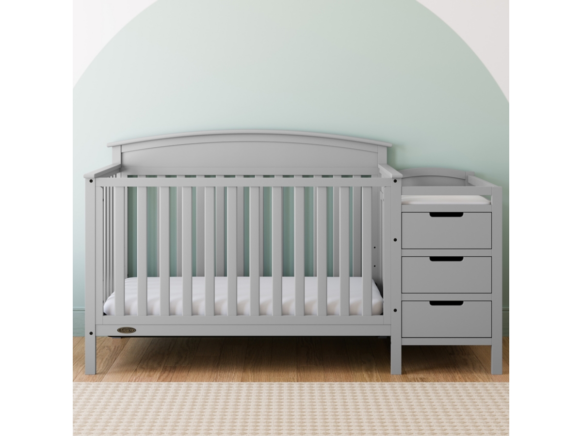 Graco Benton 4 in 1 Convertible Crib and Changer Ashley