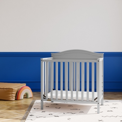 B600011087 Graco Stella 4-in-1 Convertible Mini Crib, Pebble  sku B600011087