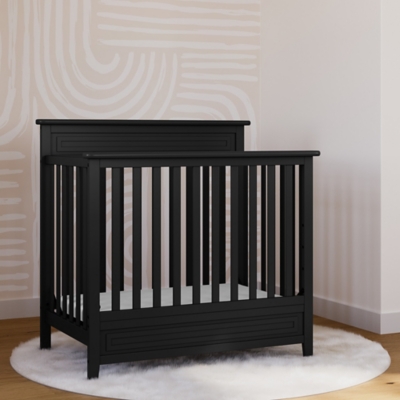 B600011101 Storkcraft Petal 4-in-1 Convertible Mini Crib, Bla sku B600011101