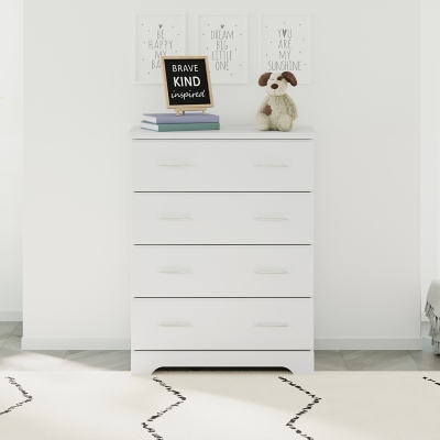 Storkcraft Brookside 4 Drawer Dresser, White