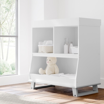 B600011108 Storkcraft Modern Convertible Changing Table, Whit sku B600011108