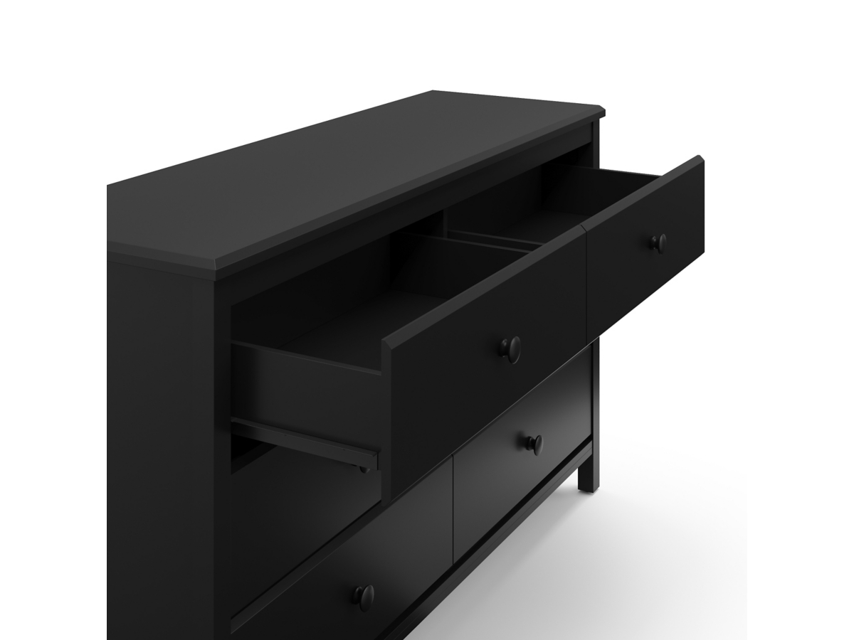 Alpine 6 drawer double dresser clearance