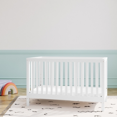 Storkcraft Hillcrest 4-in-1 Convertible Crib, White