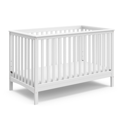 Storkcraft Hillcrest 4-in-1 Convertible Crib, White, large