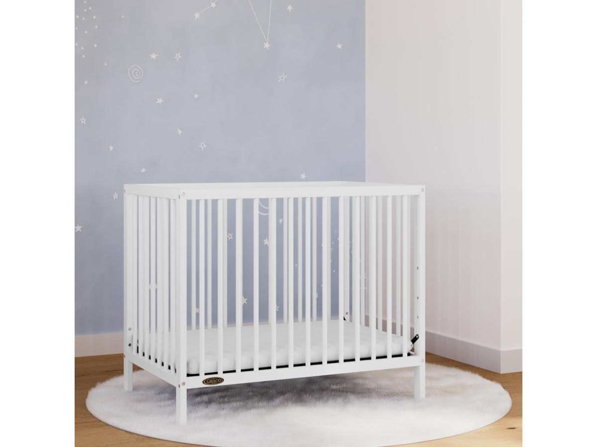 Mini Crib White Graco Crib Walmart Graco Stella 4-in-1 Convertible Mini Crib  With Mattress, White
