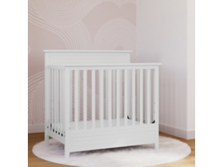 Storkcraft Petal 4-in-1 Convertible Mini Crib