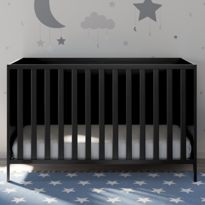 Graco Theo 3-in-1 Convertible Crib, Black