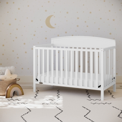 Graco Benton 5-in-1 Convertible Crib, White