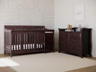 Storkcraft Portofino 5-in-1 Convertible Crib and Changer