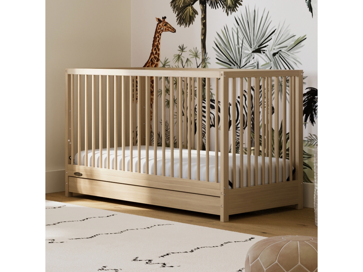 Graco Teddi 5 in 1 Convertible Crib with Drawer Ashley