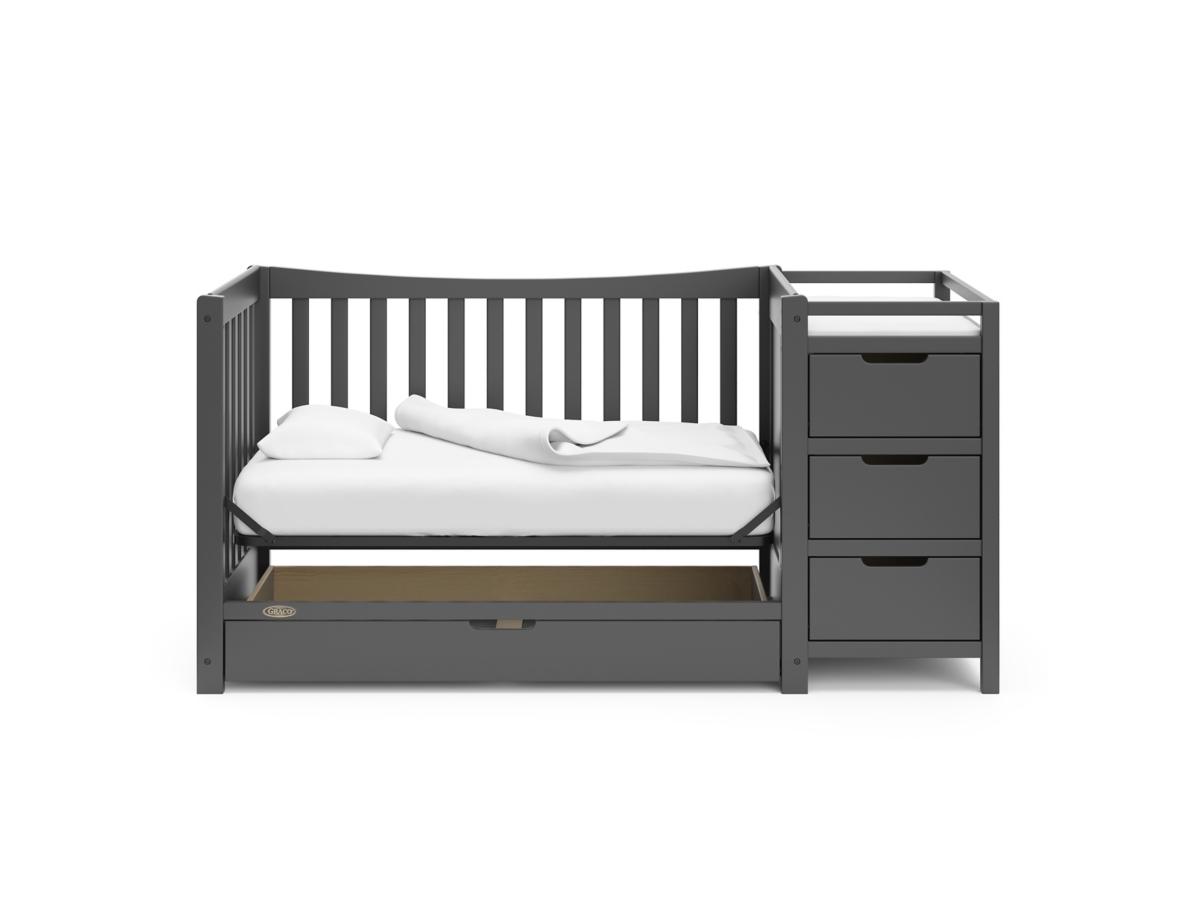 Graco Remi 4 in 1 Convertible Crib and Changer Ashley