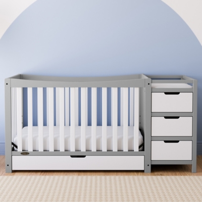 B600011187 Graco Remi 4-in-1 Convertible Crib and Changer, Pe sku B600011187