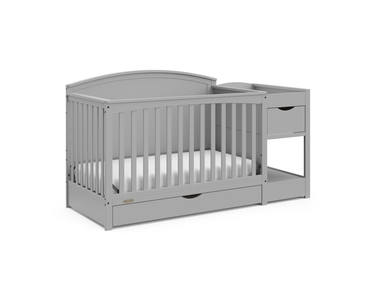 Graco Bellwood 5-in-1 Convertible Crib and Changer Ashley