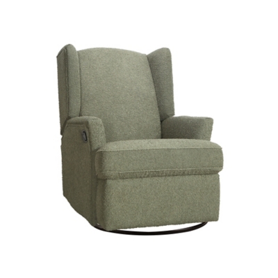 Hemingway Boucle Swivel Recliner, Sage Boucle