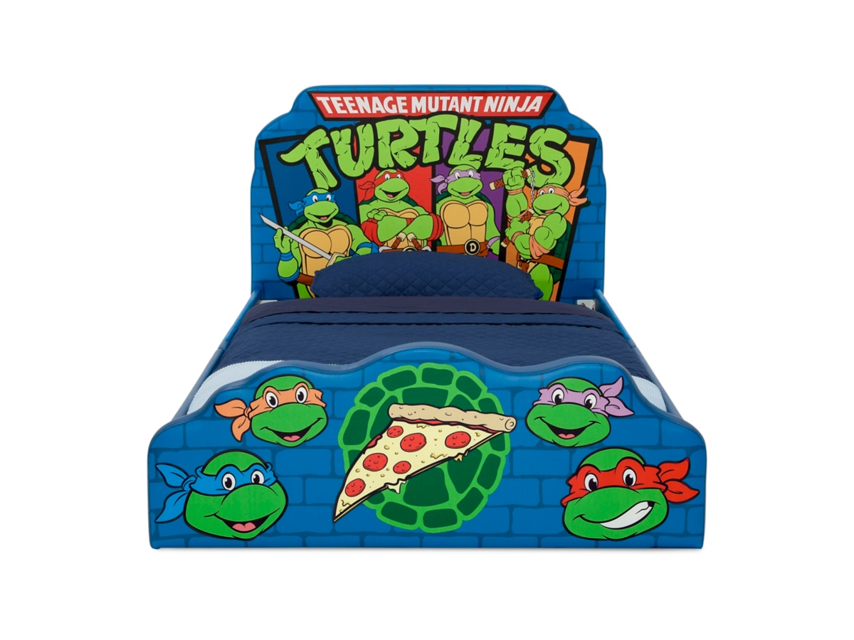 Delta Children Teenage Mutant Ninja Turtles Upholstered Twin Bed | Ashley, image size:1200x900