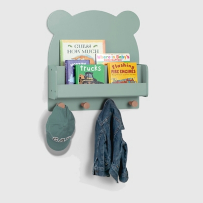 babyGap by Delta Children Brannan Bear Wall Shelf, Sage Green