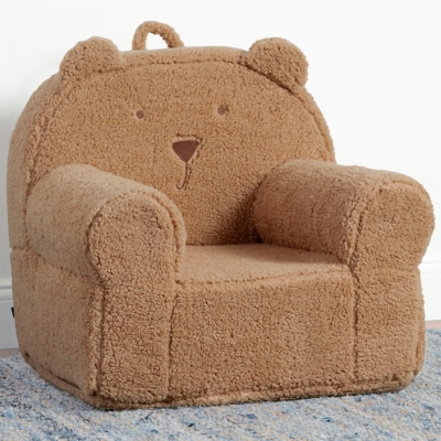 babyGap by Delta Children Sherpa Bear Chair, Tan, rollover