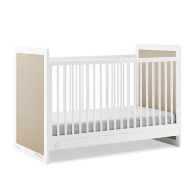 babyGap by Delta Children Liam 4-in-1 Convertible Crib, Bianca White/Natural, large