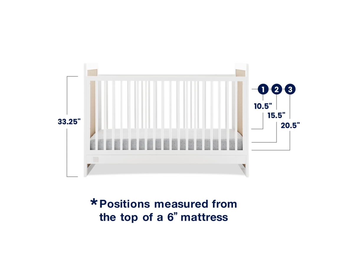 babyGap by Delta Children Liam 4-in-1 Convertible Crib Ashley