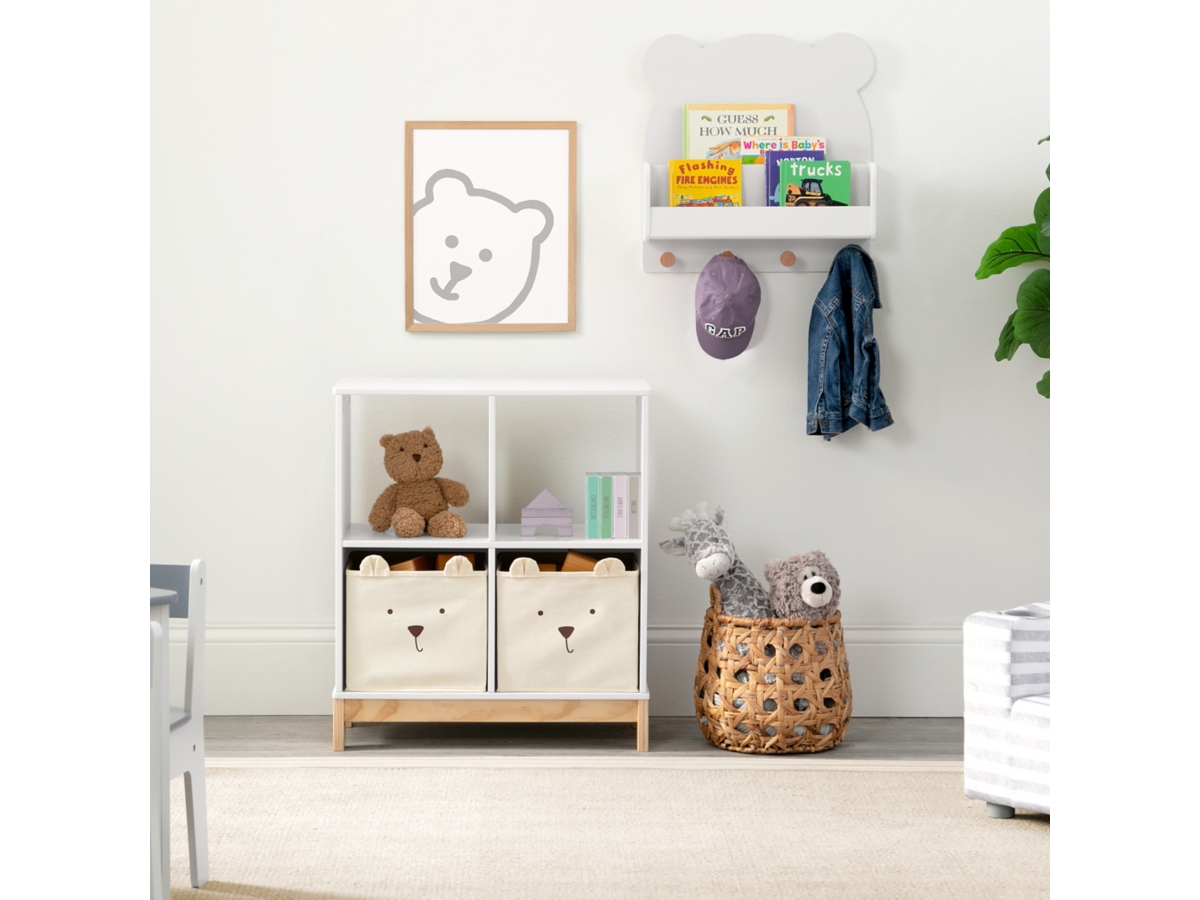 babyGap by Delta Children Brannan Bear Bookcase with Bins | Ashley