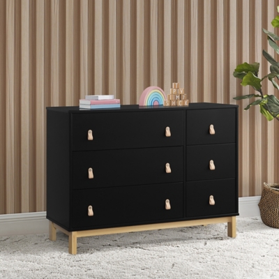 babyGap by Delta Children Legacy 6 Drawer Dresser, Ebony/Natural