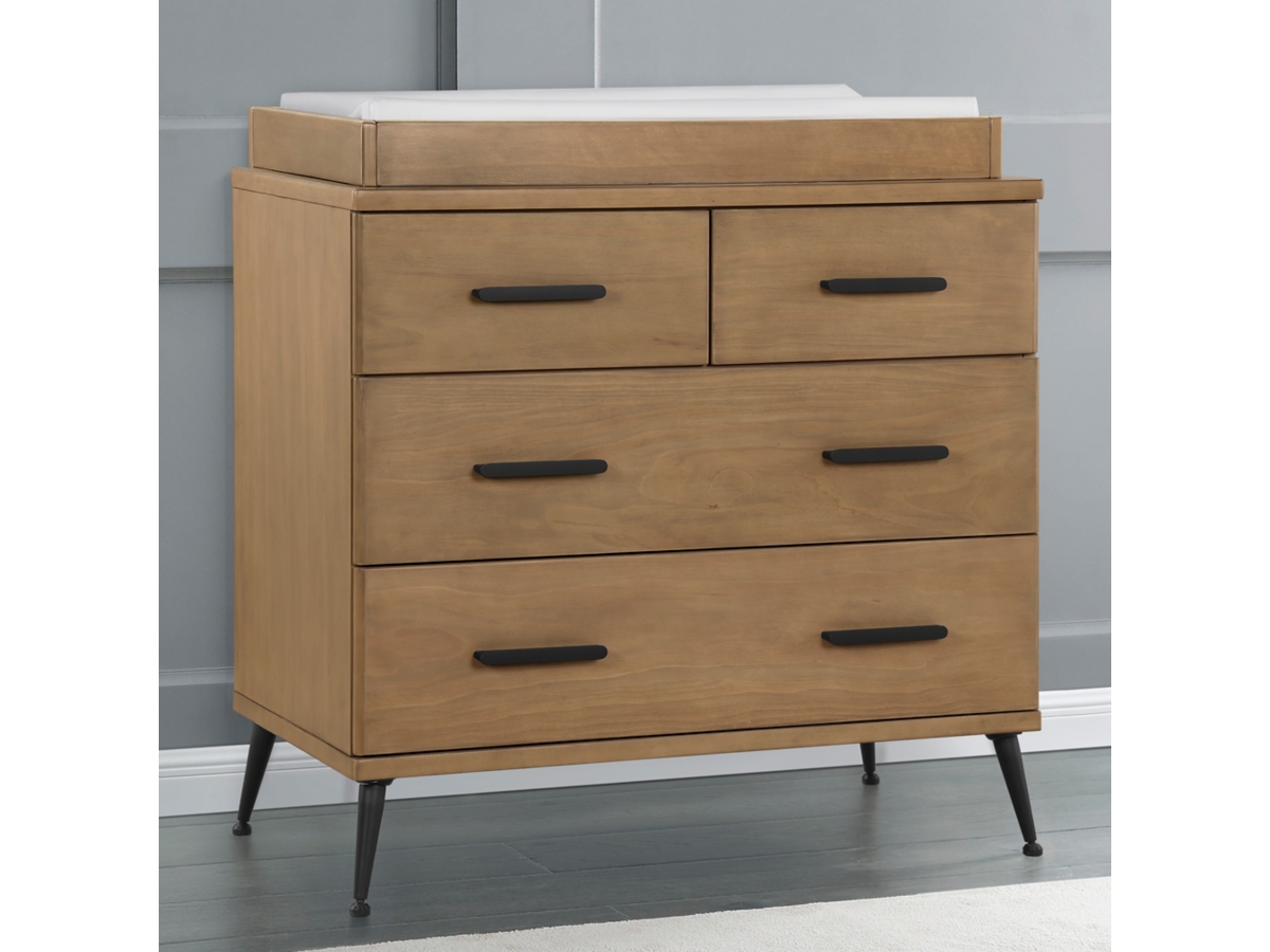 Delta Children Sloane Drawer Dresser with Changing Top Ashley