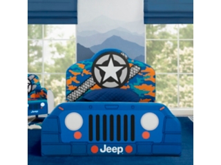 Delta Children Jeep Upholstered Twin Bed