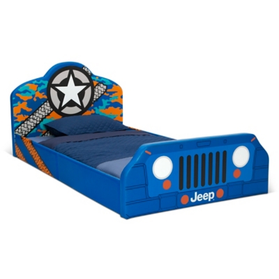 Delta Children Jeep Upholstered Twin Bed, , large