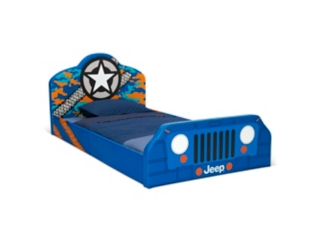 Delta Children Jeep Upholstered Twin Bed