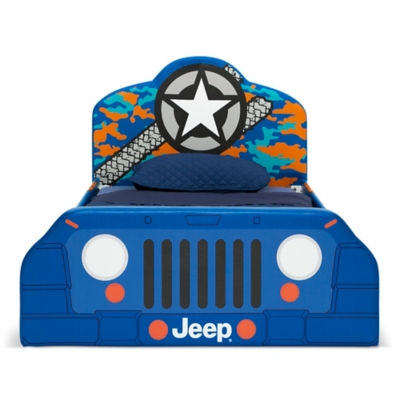 Delta Children Jeep Upholstered Twin Bed