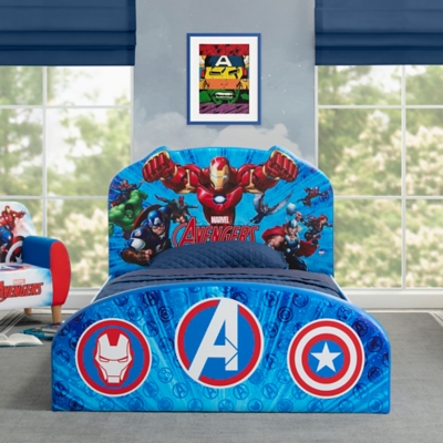 B600011320 Delta Children Marvel Avengers Upholstered Twin Be sku B600011320