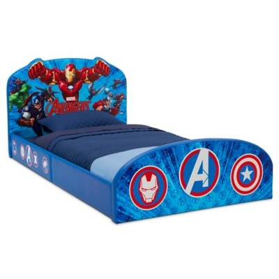 Delta Children Marvel Avengers Upholstered Twin Bed Ashley