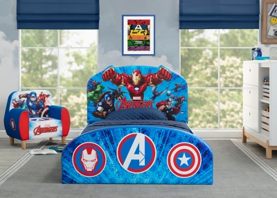 Delta Children Marvel Avengers Upholstered Twin Bed